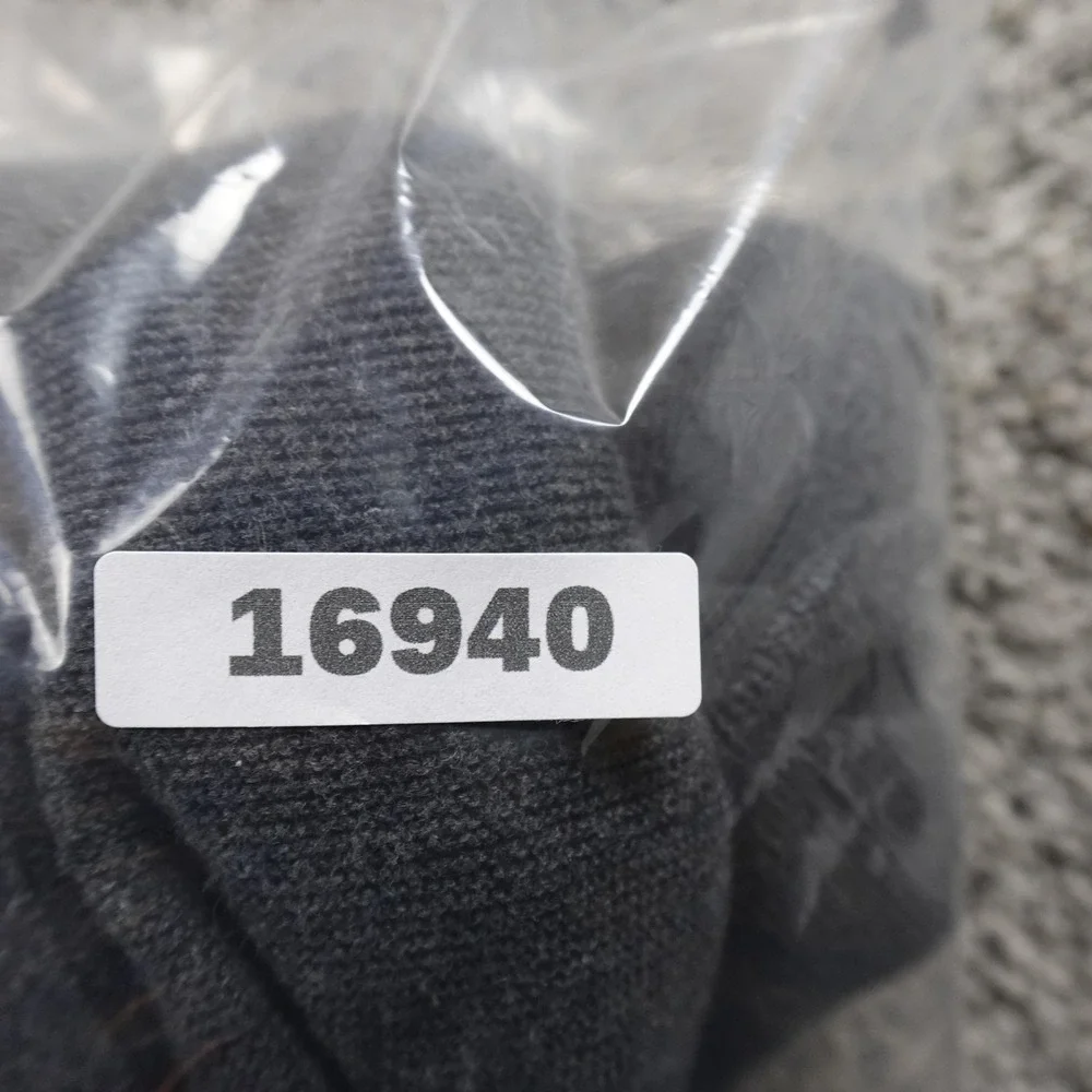 Banana Republic Sweater Mens L Gray Knit 1/4 Zip Mock Neck Pullover Sweatshirt‎